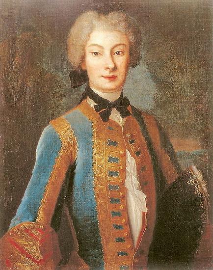 Anna Orzelska in riding habit, Louis de Silvestre